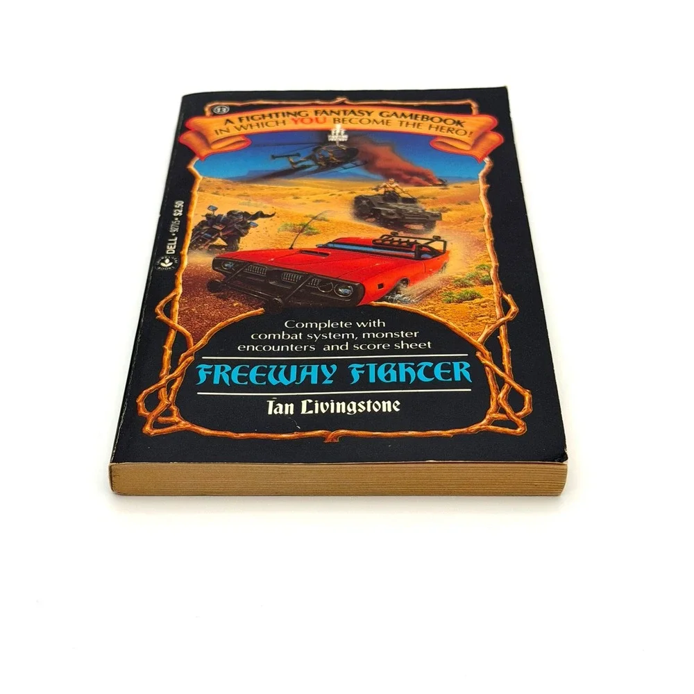 Freeway Fighter Fighting Fantasy #13 Ian Livingstone 1st US Print 1986
